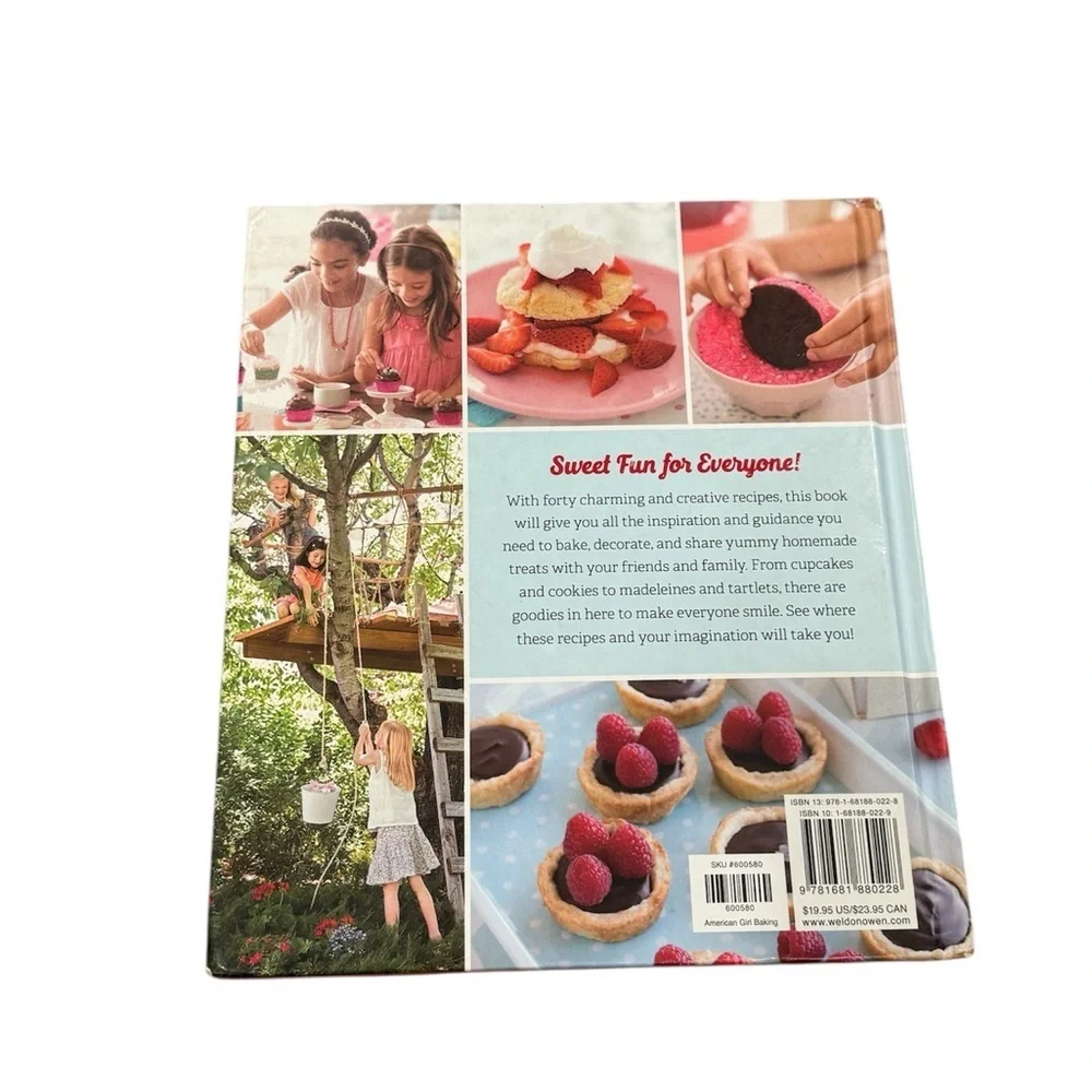 American Girl Baking Book with Pink Cover